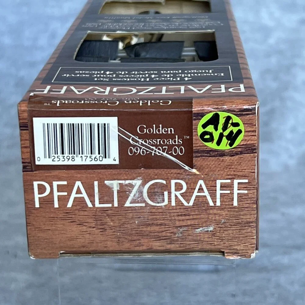 Pfaltzgraff New 4 Pc Hostess Set 18/8 Stainless Steel Flatware 09670700 Holidays